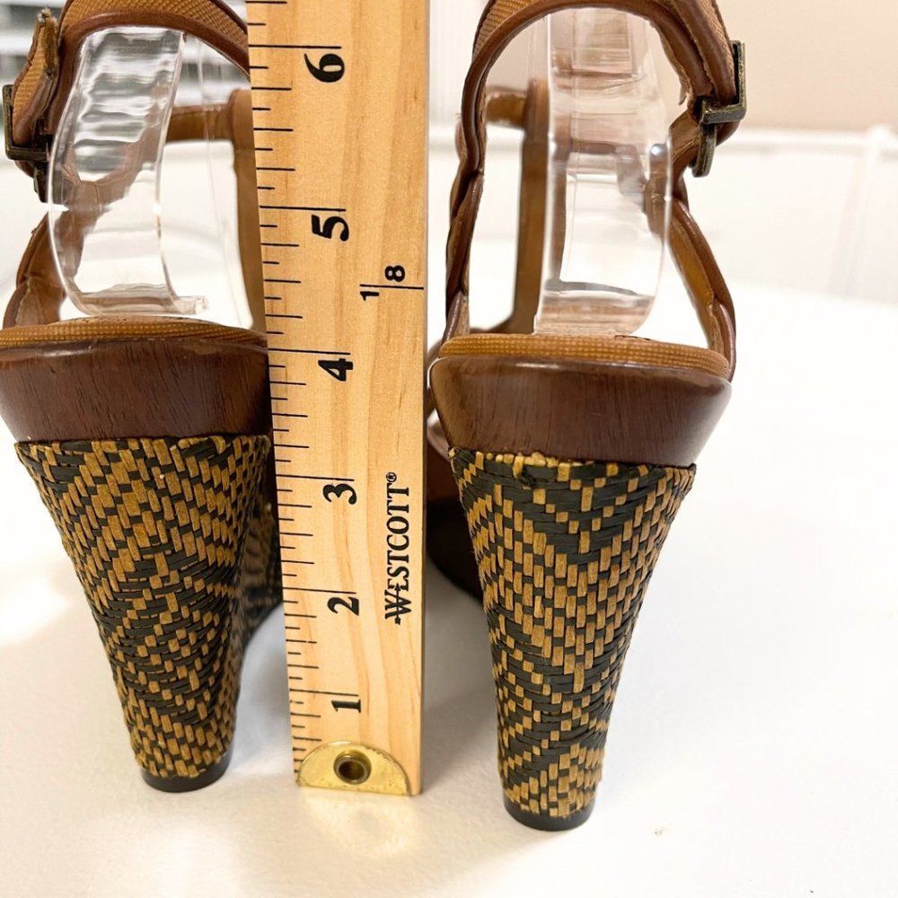 Women's Wedge Platform Sandals Size 8.5M - Picture 10 of 14